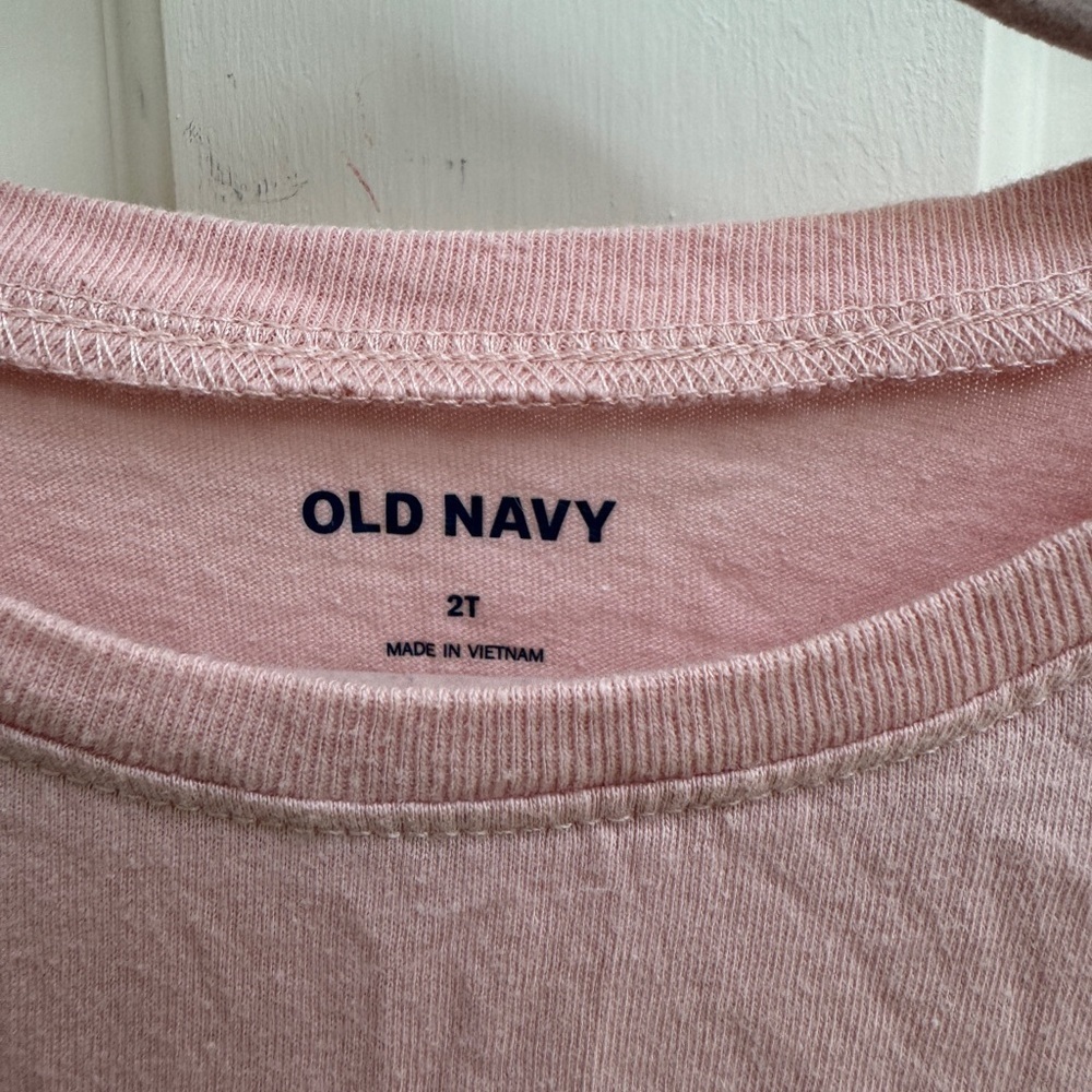 Old Navy 2T Girls Pink Short Sleeve Summer Dress - Picture 3 of 4